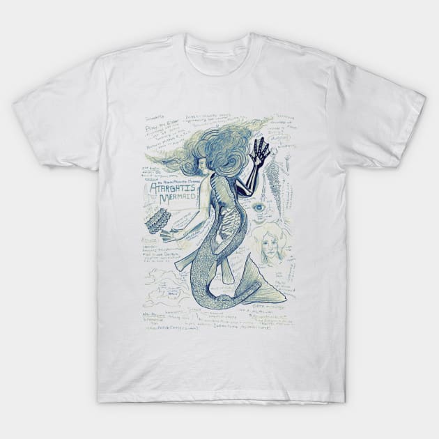 Atargatis Mermaid T-Shirt by Ballyraven